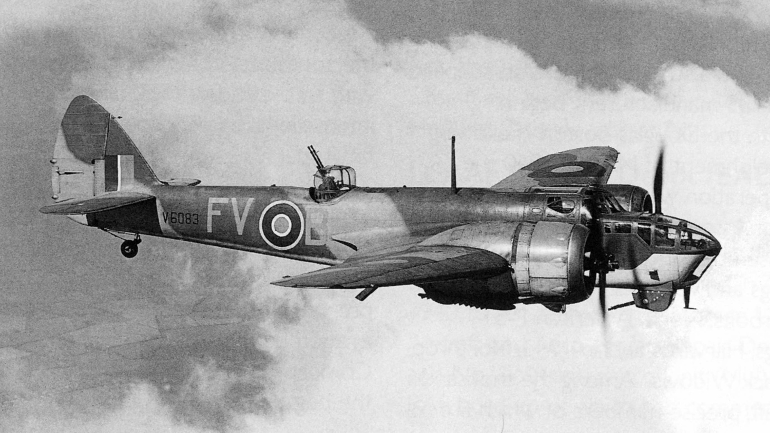 Bristol 149 Blenheim IV (and Bolingbroke) | BAE Systems