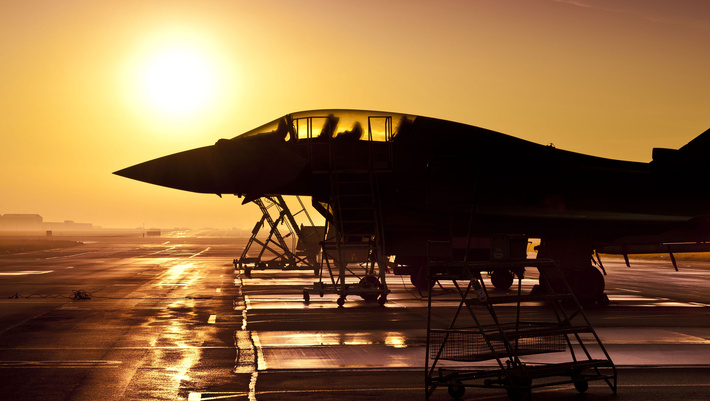 Typhoon sunset | BAE Systems